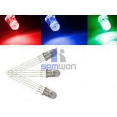 LED 5mm-RGB(4PIN) 투입구 삼색