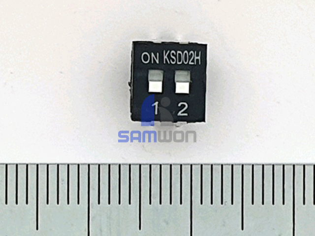 DIP S/W (2P) KSD02H