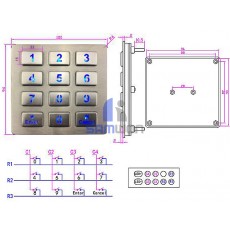 BUTTON ASSY (CT-KPS16B-12)